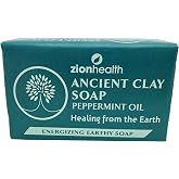 Adama Minerals Zion Health Ancient Clay Soap Peppermint Oil 6 oz | 170g