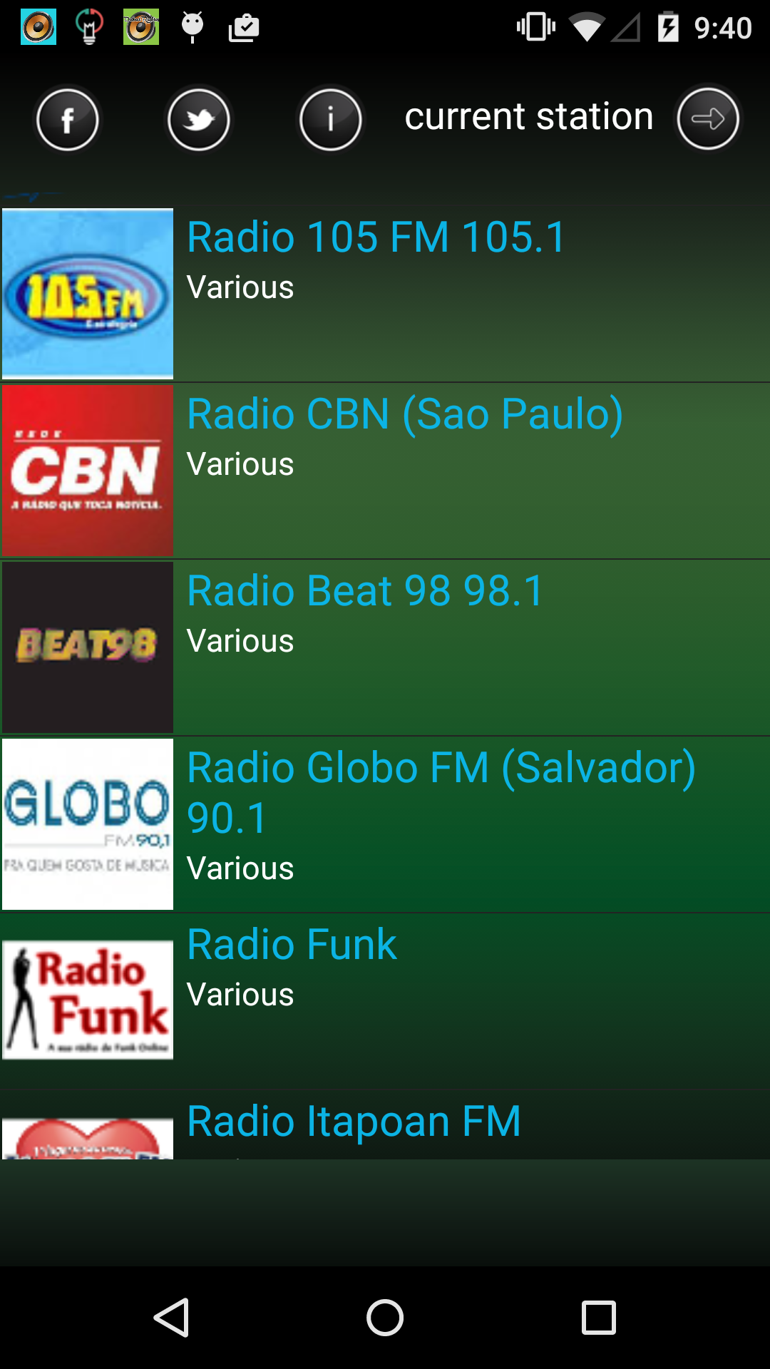 Brazil Radios Appstore for Android