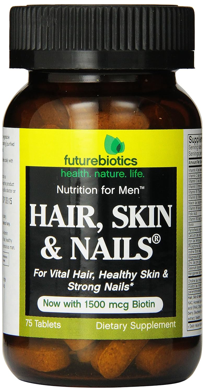 Buy Futurebiotics Hair Skin Nails For Men Tablets 75 Count Online