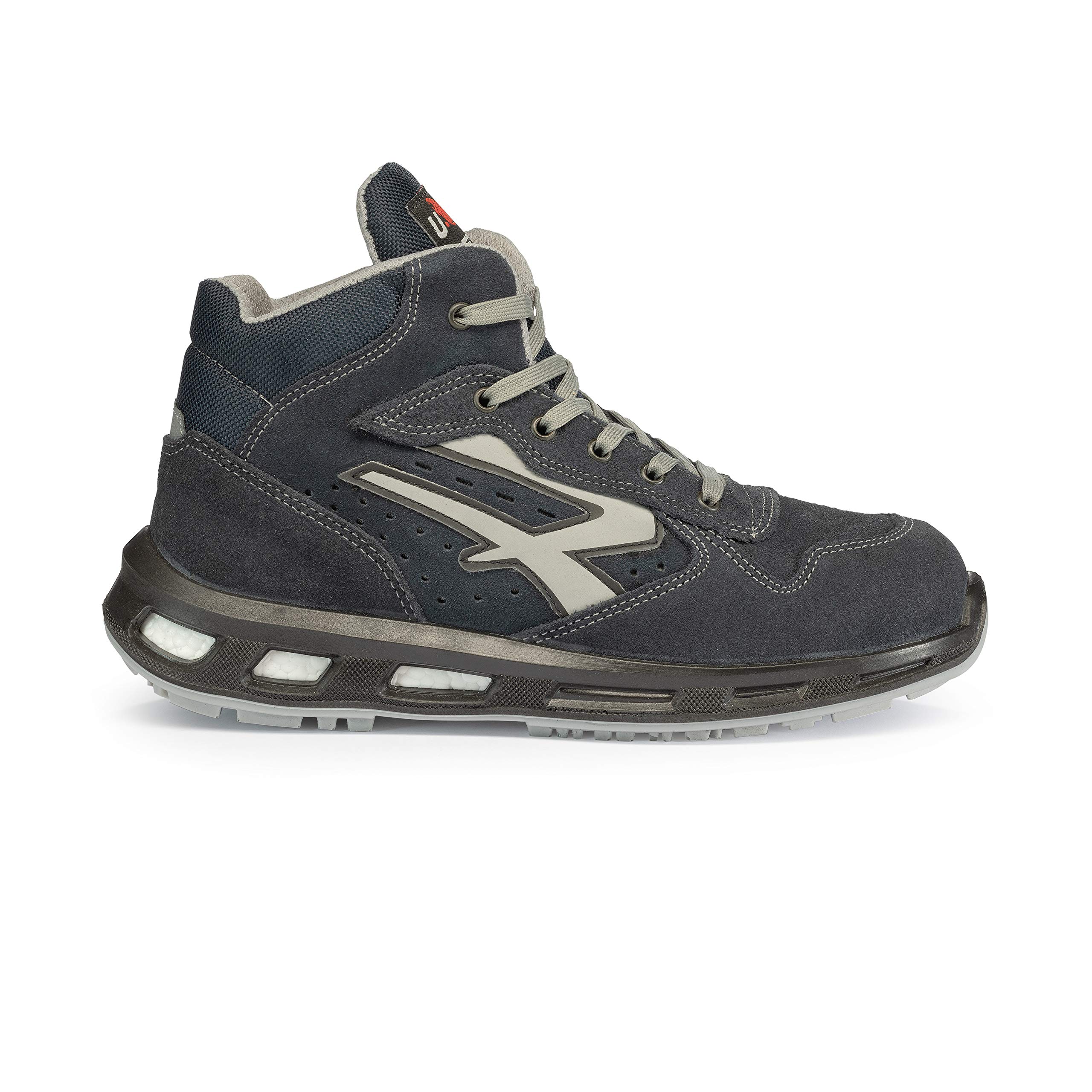 U-Power Red Lion Moving, Safety Shoes, High, Lightweight and Flexible, Anti perforation, Anti Puncture, with Infinergy Insert, with Aluminium Toe Caps (Blue 44)