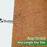LOLYSIC Coco Liner Rolls 4x 40x100cm Natural Coconut Fiber Planter Liners view 6