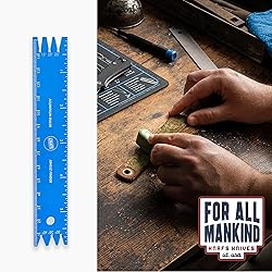 Knafs - Aluminum Ruler and Knife Angle Finder