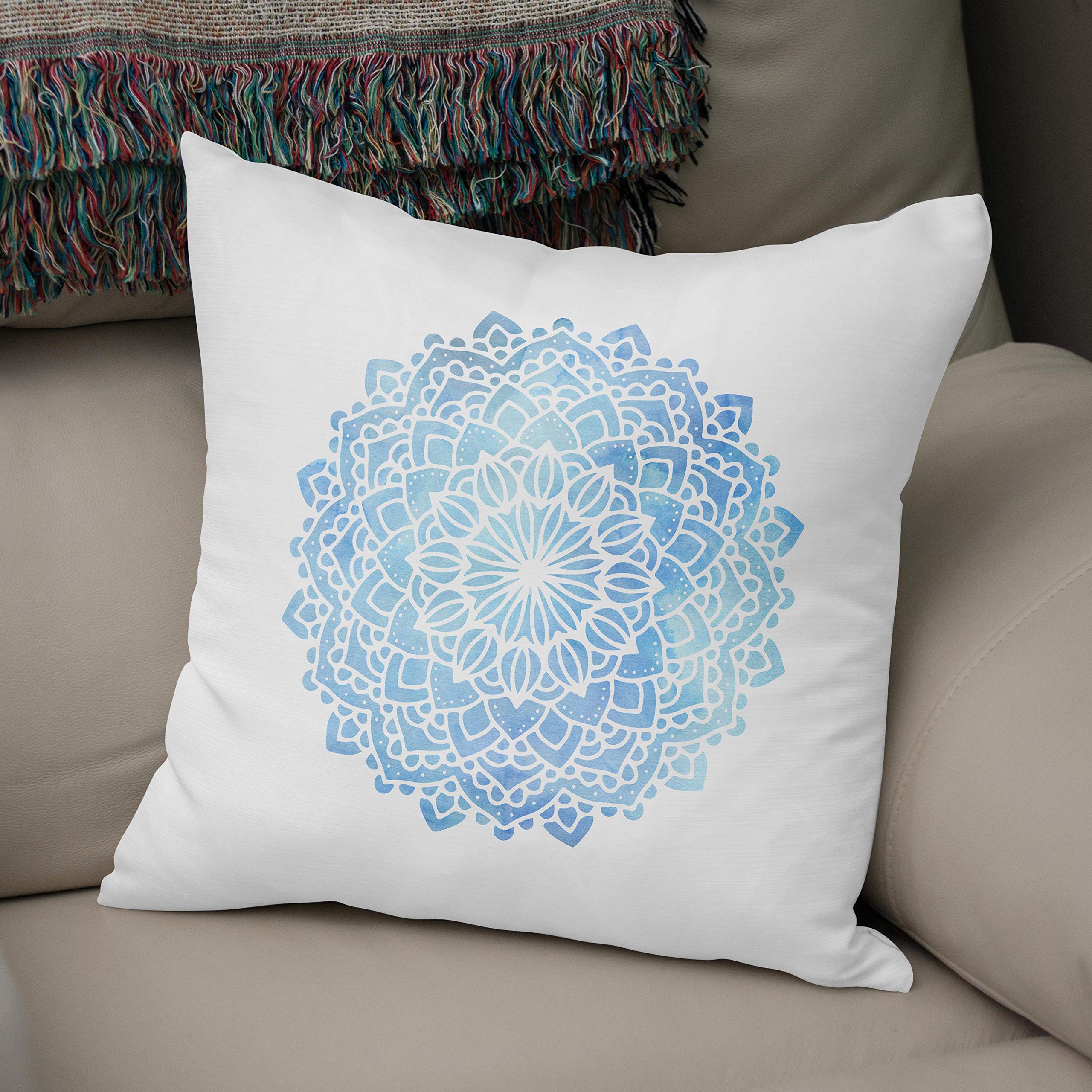 Bonamaison, Decorative Cushion Cover - 50% Cotton 50% Polyester - 43x43cm - Designed and Manufactured in Turkey