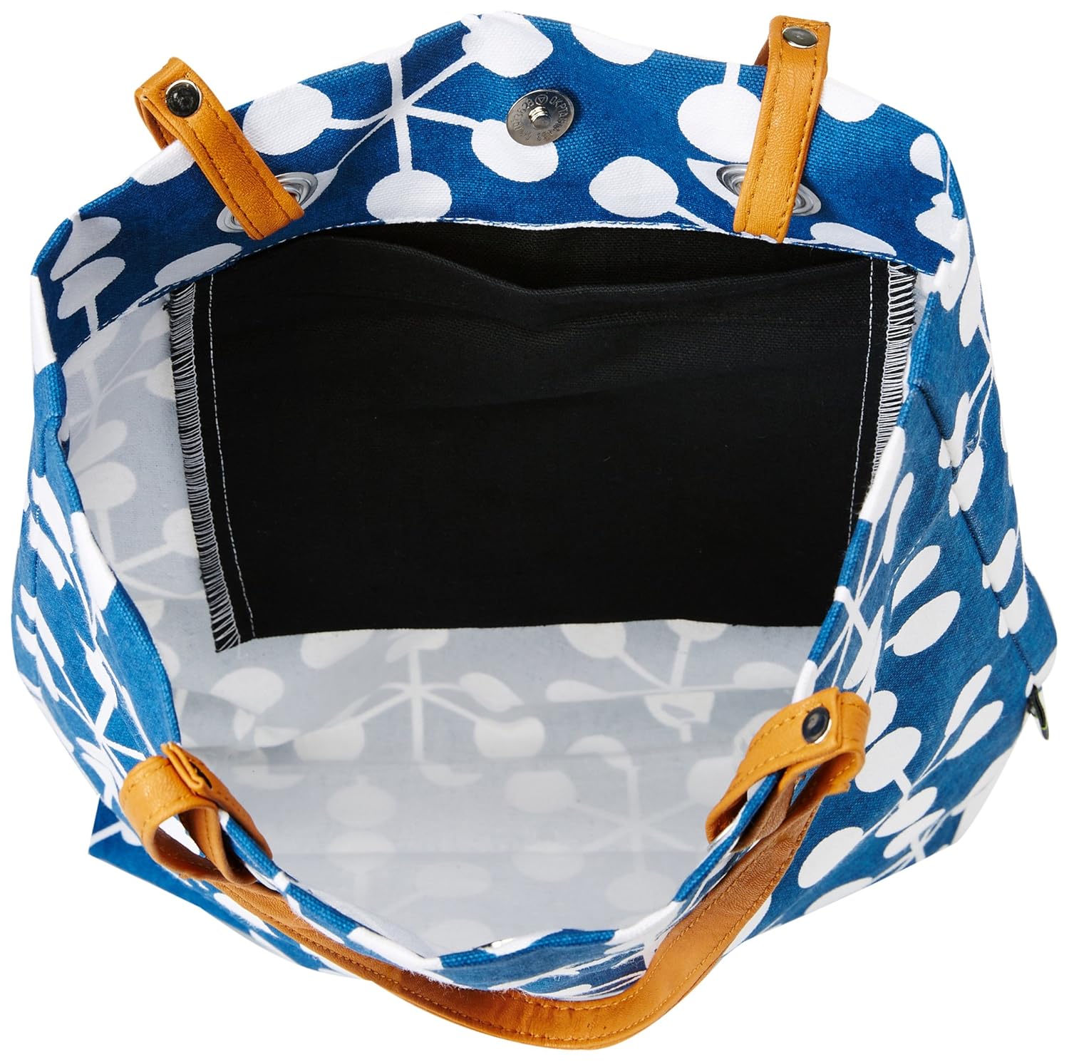 kanvas katha women's tote bag (navy blue) ()