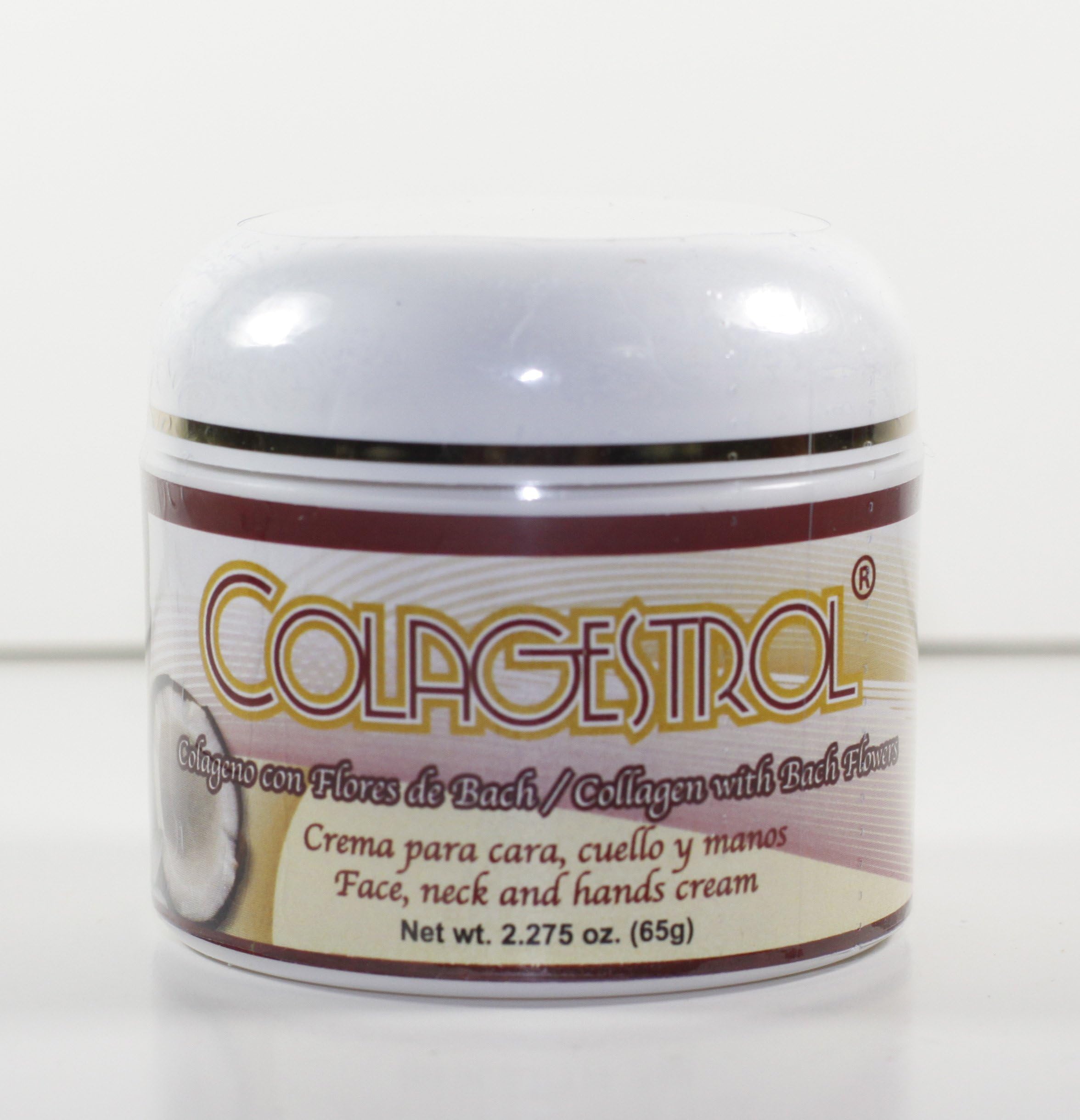 Colagestrol Face, Hand Cream with Collagen with Bach Flower for Dry Skin