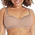 Playtex Women's Secrets Balconette Bra 4824, Full-Coverage Wireless T-Shirt Bra for Full Figures