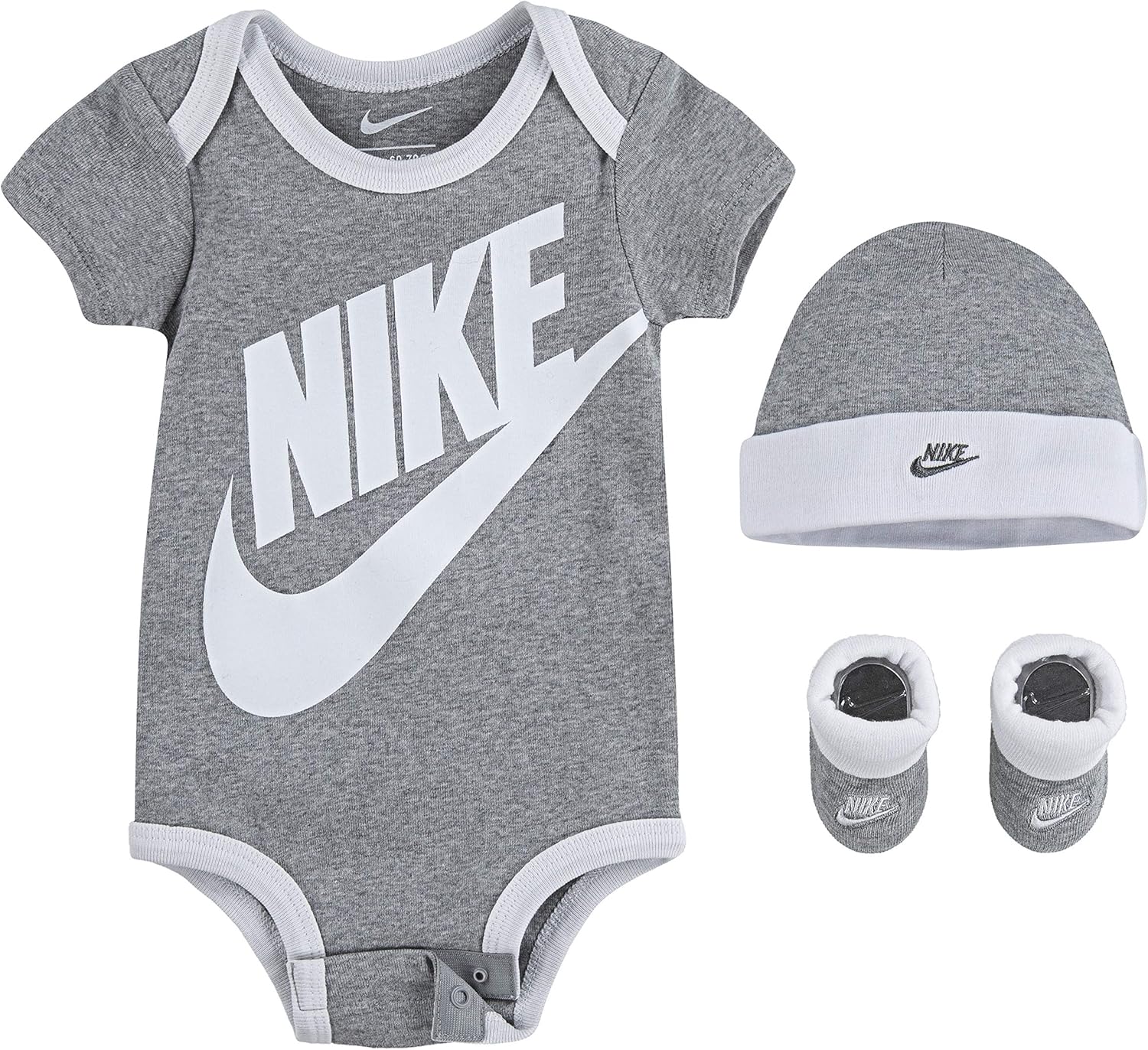 Nike BabyJungen Hat, Bodysuit And Bootie Three Piece Set Socken