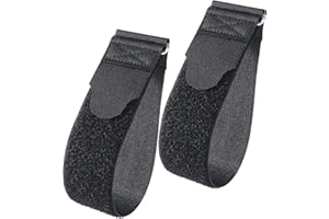 EAORBD RV Awning Arm Safety Strap for 2" x 16" Camper Awning Strap, Fixed Awning Straps for Protection Awnings, Black - 2 Pieces (Black, 2" x 16")