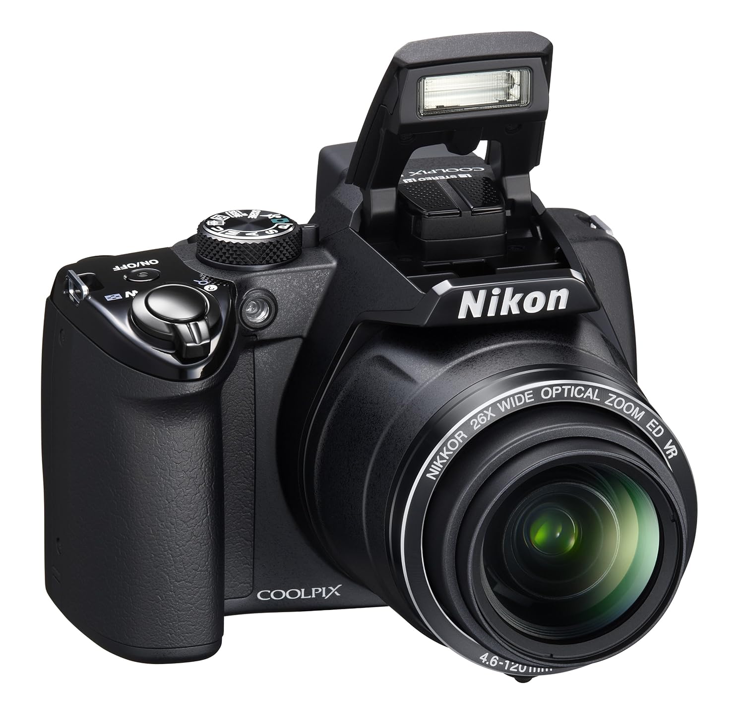Amazon.com : Nikon Coolpix P100 10 MP Digital Camera with 26x Optical  Vibration Reduction (VR) Zoom and 3-Inch LCD (Black) (OLD MODEL) : Point  And Shoot ...
