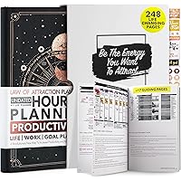 Law of Attraction Planner - Deluxe Weekly, Monthly Planner, Journey to Increase Productivity & Happiness - Life Organizer, Gr