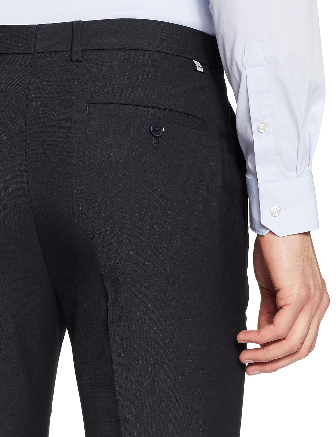 arrow new york men's pleat-front formal trousers