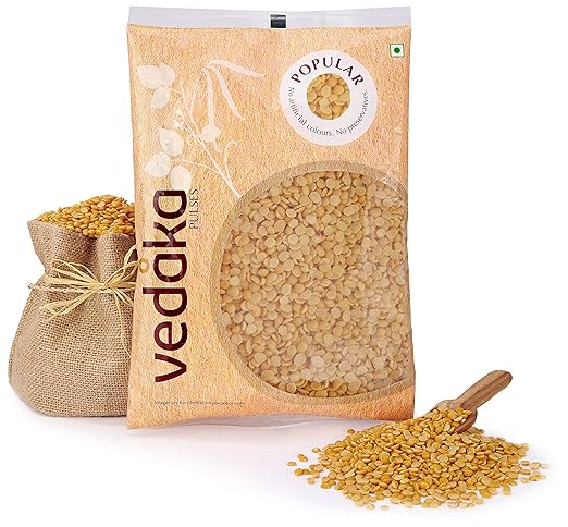 Amazon Brand - Vedaka Popular Toor/Arhar Dal, 2kg