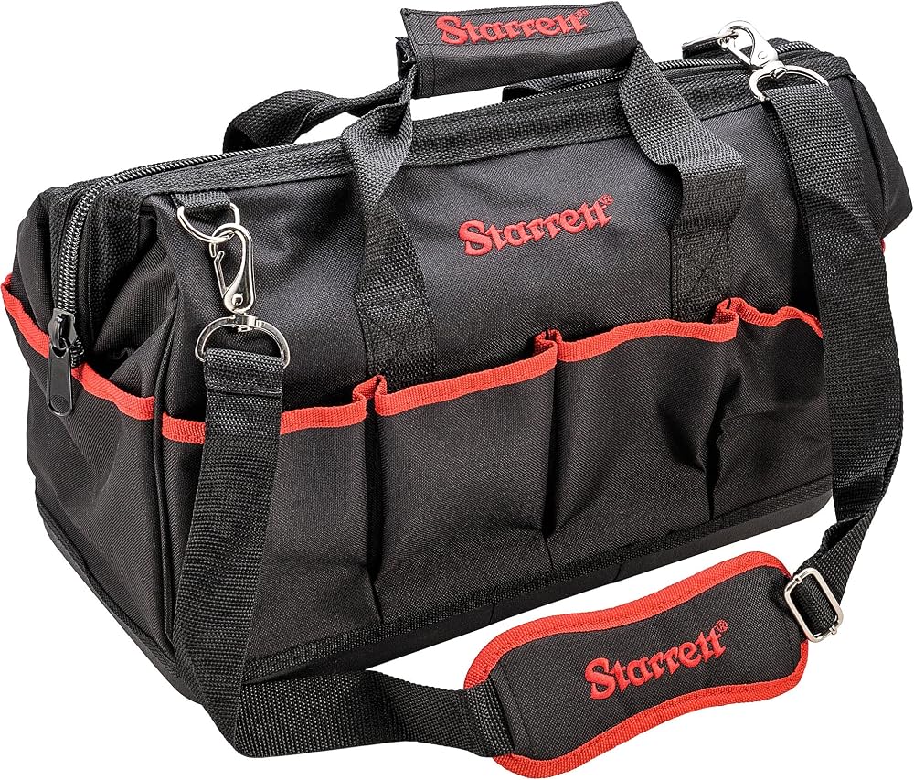 Starrett 13-Pocket Tool Bag Organiser Electrical Maintenance Tote Carrier