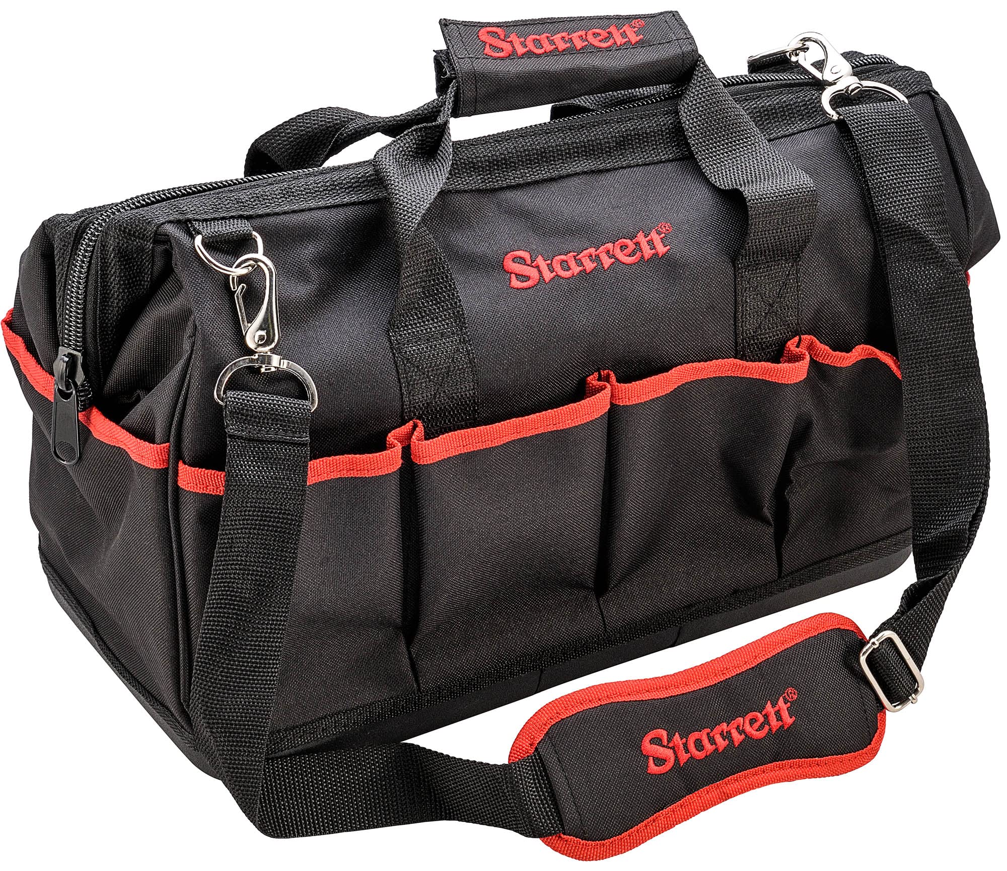 Starrett Tool Bag Organiser - 13-Pocket Electrical and Maintenance Tool Carrier - Multifunctional Tote Bag Organiser with Adjustable Shoulder Strap