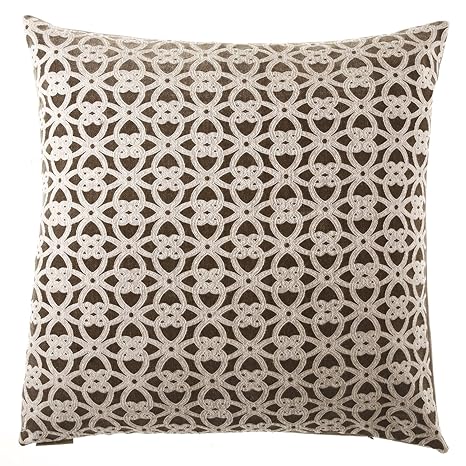 Amazon Com Canaan Company Liam Decorative Throw Pillow Taupe