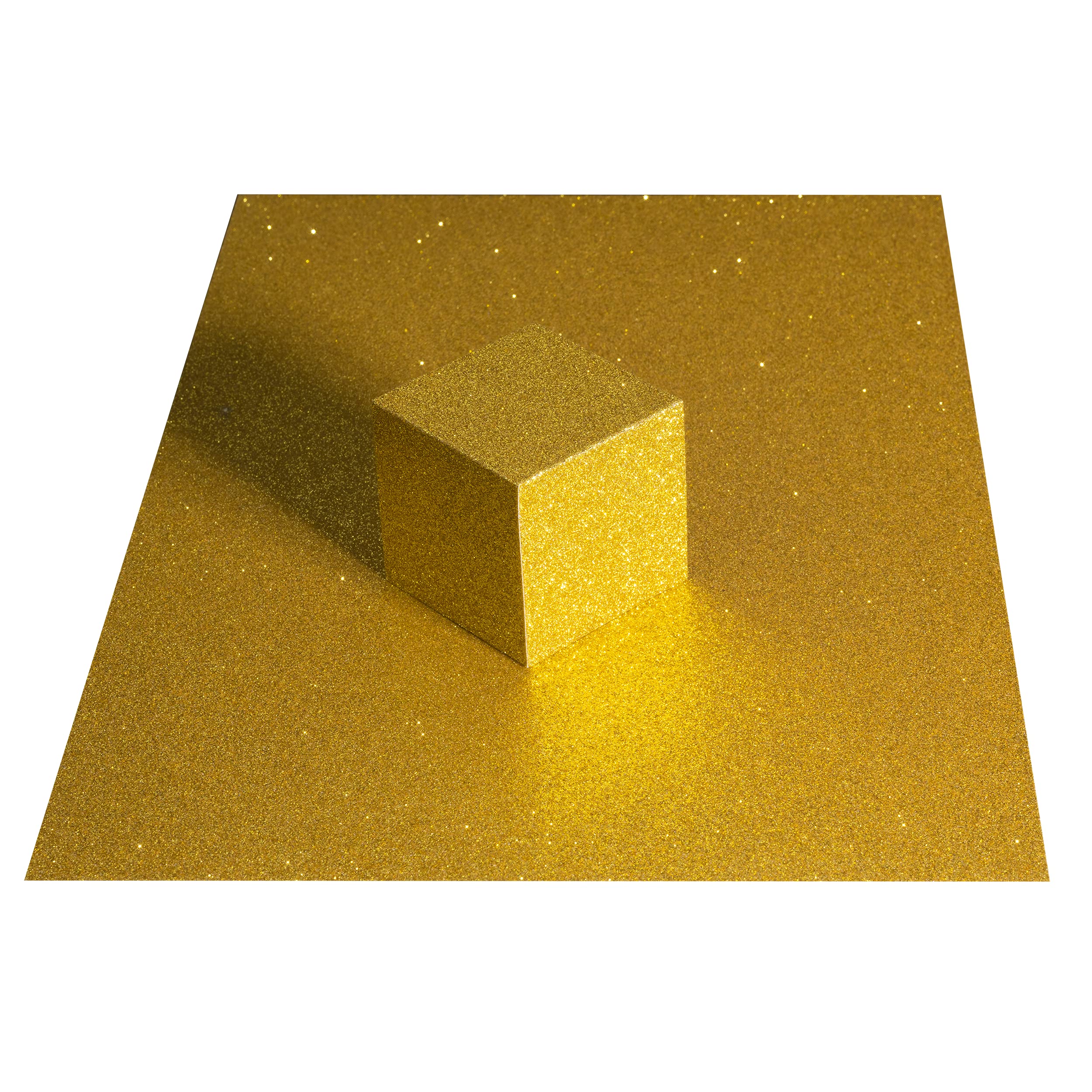 Papertent A4 Ultra Glitter Card, Gold 10 Sheets