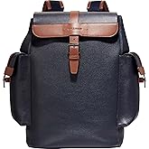 Cole Haan Men's Triboro Rucksack, Navy Blazer/New British Tan
