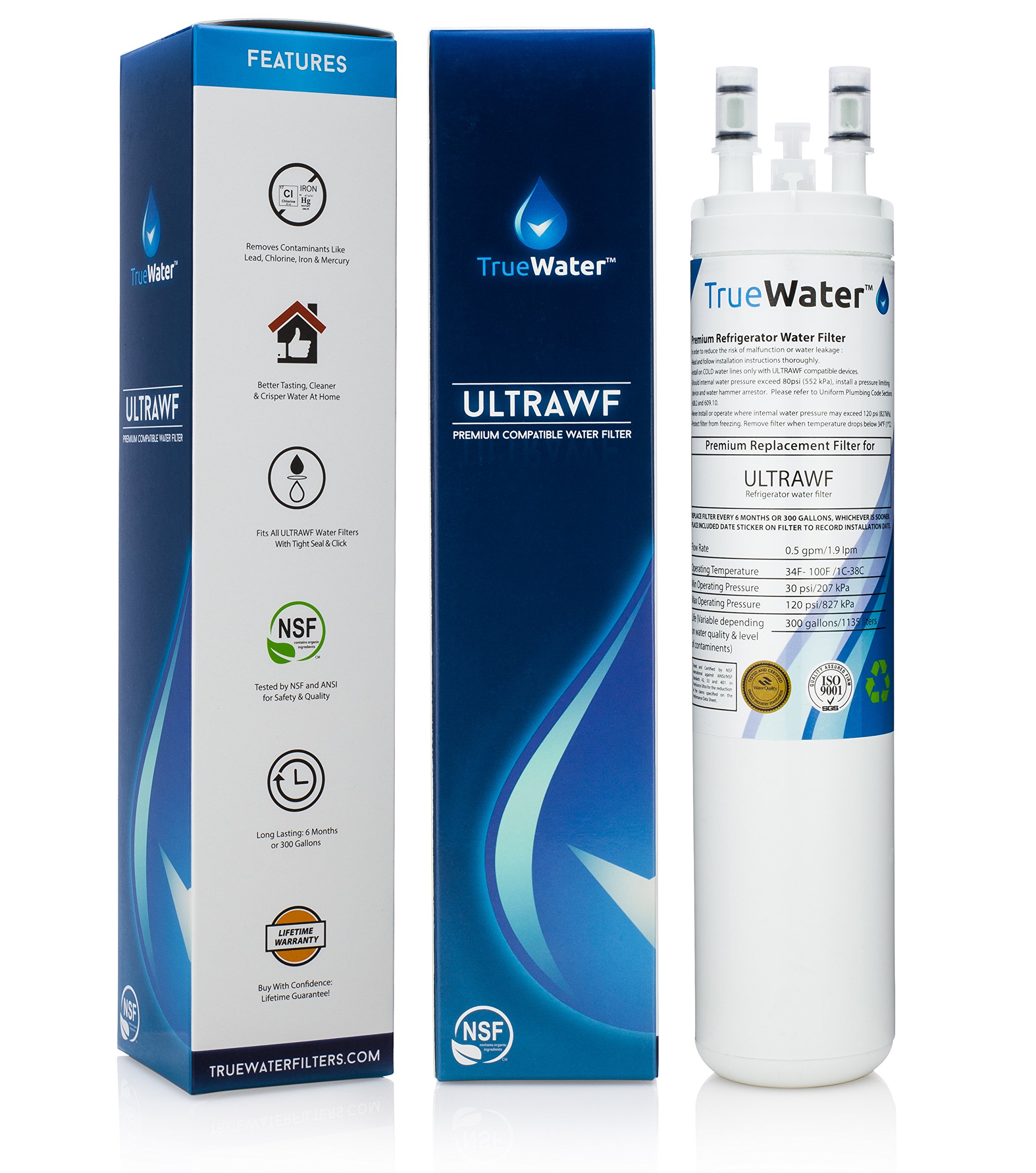 Galleon TrueWater ULTRAWF & WF3CB Comptaible Refrigerator Water Filter Puresource For