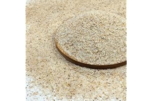 FANTIAN 5 lbs Aquarium Silica Sand. 0.4-0.8 mm Mini Gravel Substrate for Fish Tank, Plants Potted, Fire Pits, Candle, Vase Filler and Crafts
