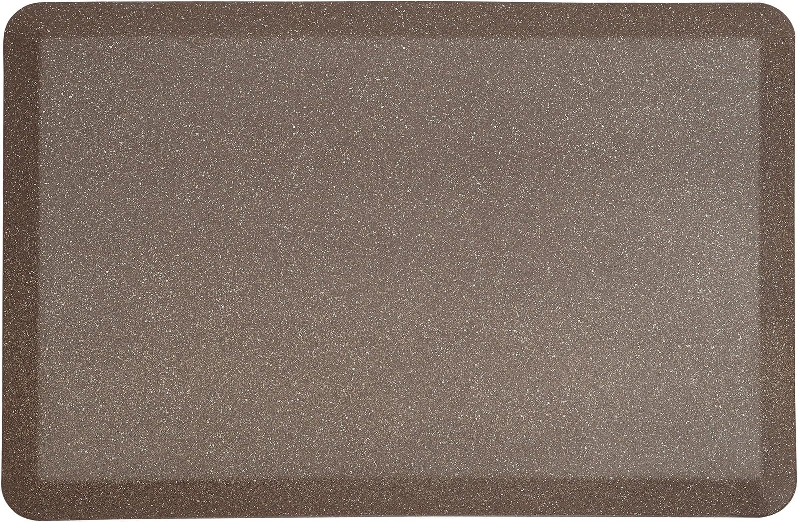 MAXMAT Original Marble Texture Kitchen Floor Mat 24x36x0.8 Inch for Workshop and Office Brown Color …