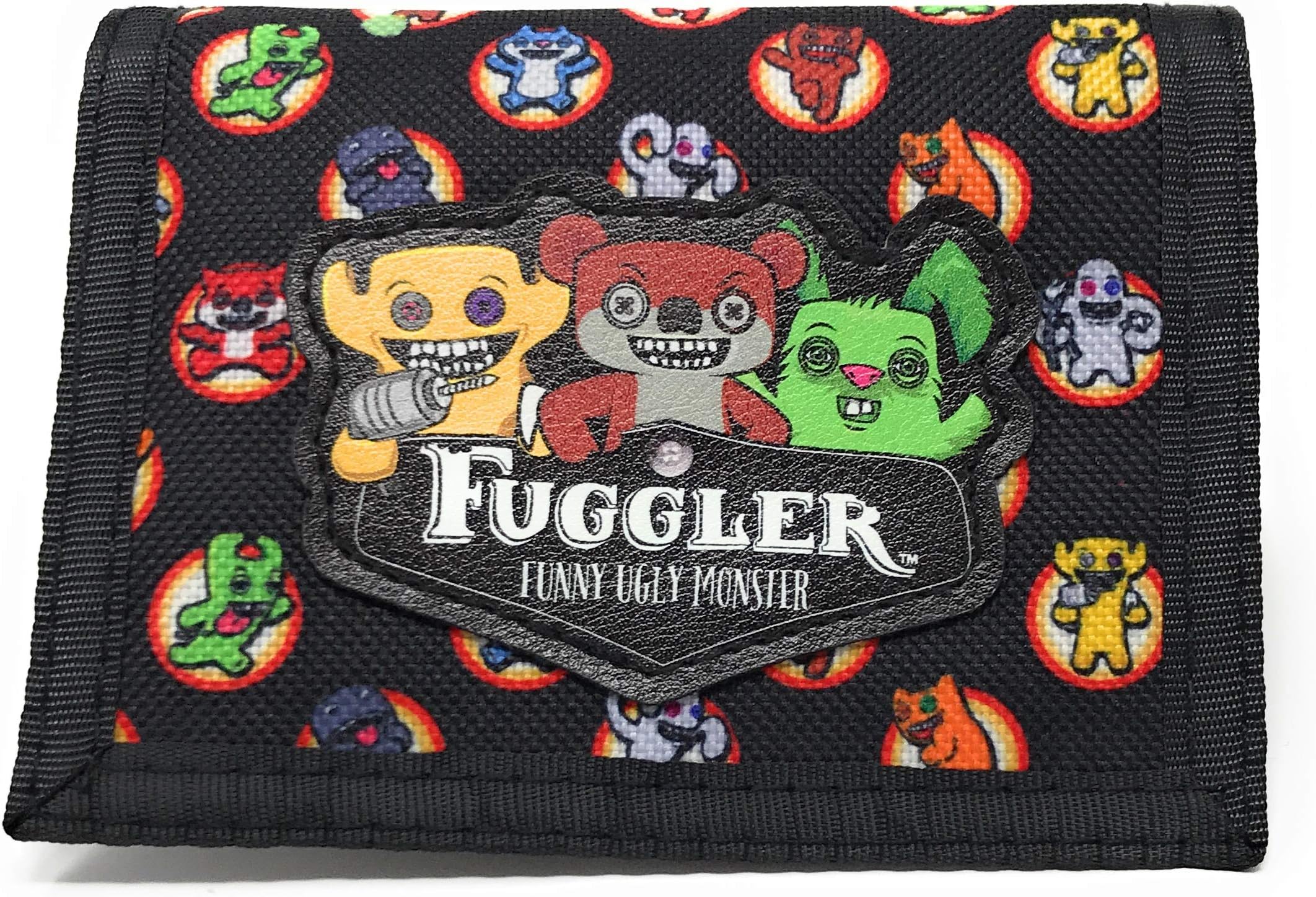 Fuggler Funny Ugly Monster Black ID & Card Tri-Fold Wallet
