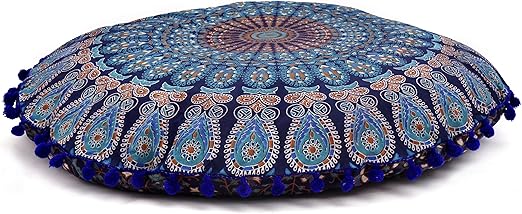 Amazon Com Handicraft Palace Large 32 Round Pillow Cover