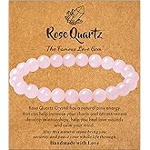 XIANNVXI Crystal Bracelet for Women Men 8 mm Natural Stone Beaded Bracelets Cat Bracelets Cross Bracelets Heart Bracelelt Jewelry for Women Birthday Gifts Stretch Bracelet