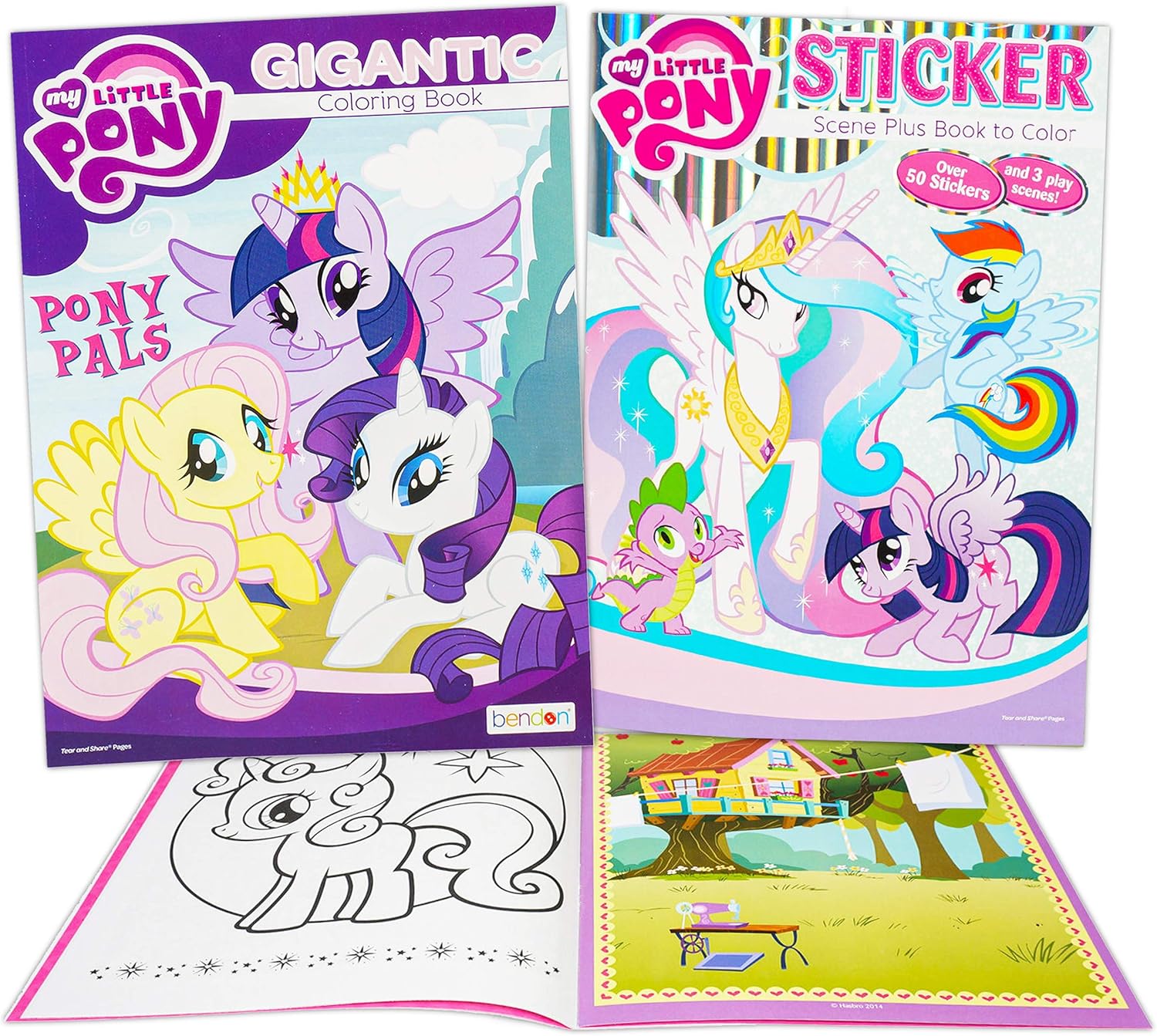 My Little Pony Giant Coloring and Activity Book with Stickers (224