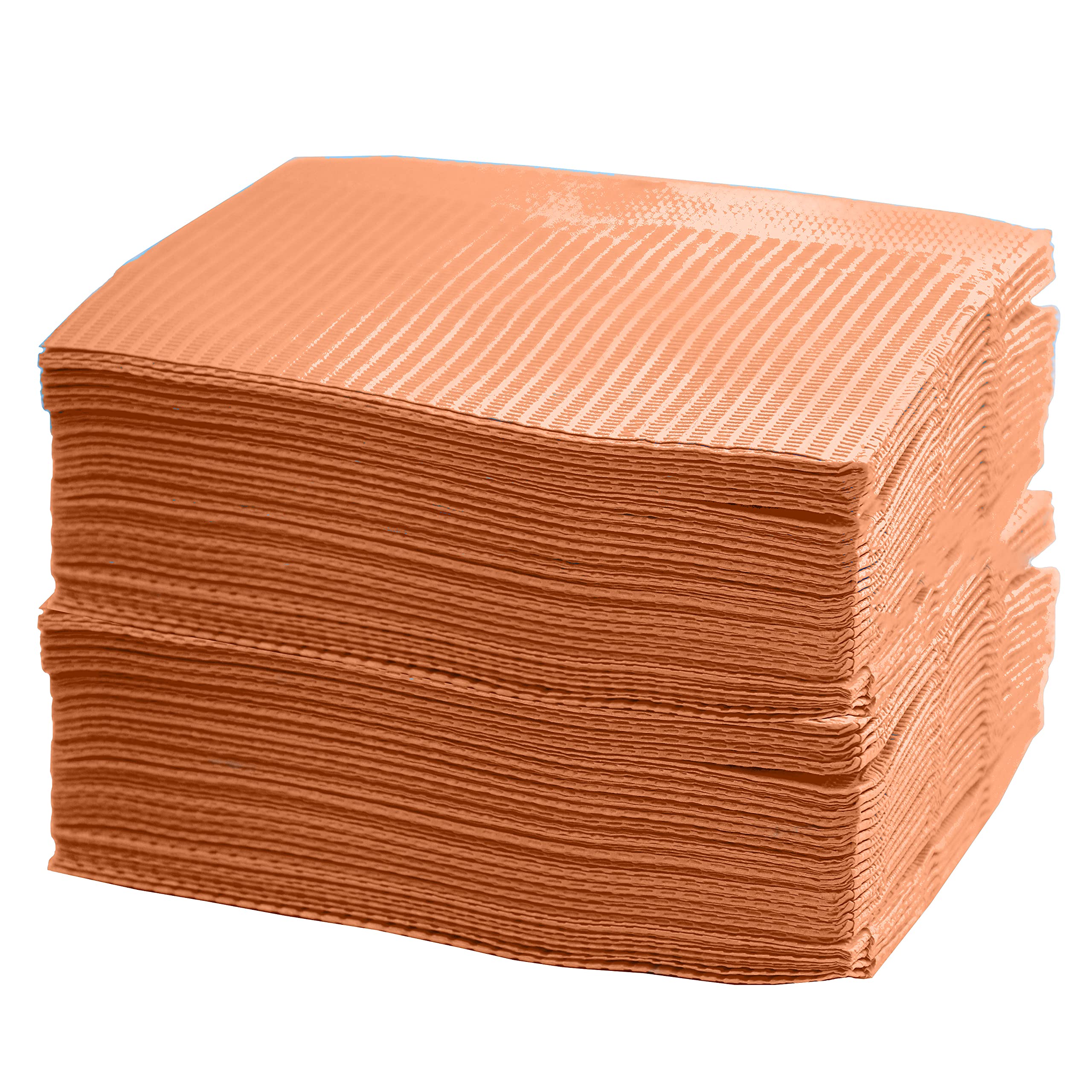 Aokbean 125pcs 13x17.7 inch 3 Ply Disposable Tattoo Tablecloth Waterproof Tattoo Tablecloth Towel Cleaning Pad Table Cover Cloth for Tattoo Supplies (Orange)