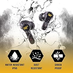 CAT Bluetooth Noise Canceling Ear Buds - Rugged