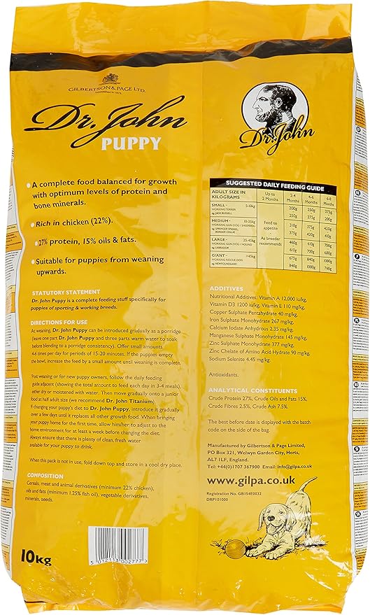 dr johns puppy food