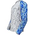 Fishoholic UPF 50 Performance Fishing Shirt - Long Sleeve - Loose Keg Fit - Breathable Quick Dry Sun Protection