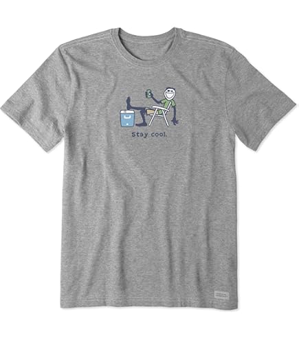 Amazon.com: Life is Good Men's Crusher Tee Shirt, Short Sleeve