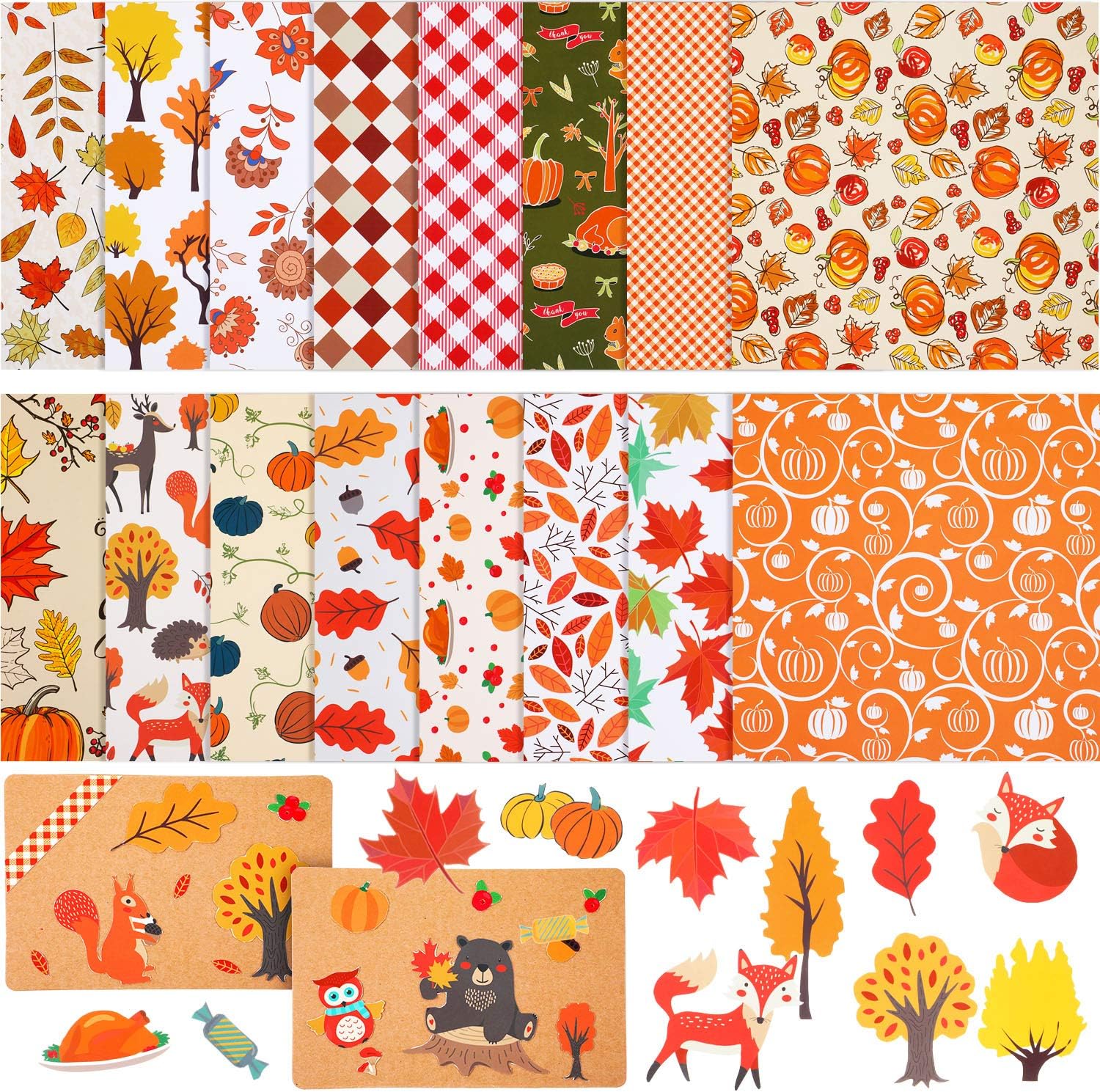 Farmhouse Cards Rustic Diy Card Kit Thanksgiving Craft Kits For Kids Fall Card Kits Autumn Card Making Kit For Adults Fall Hostess Gift Kits How To Card Making Stationery