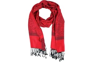PASKMLNA Paisley Jacquard Pashmina Shawl Wrap Scarf Stole