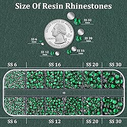 Resin Rhinestones for Crafting with B7000 Jewelry