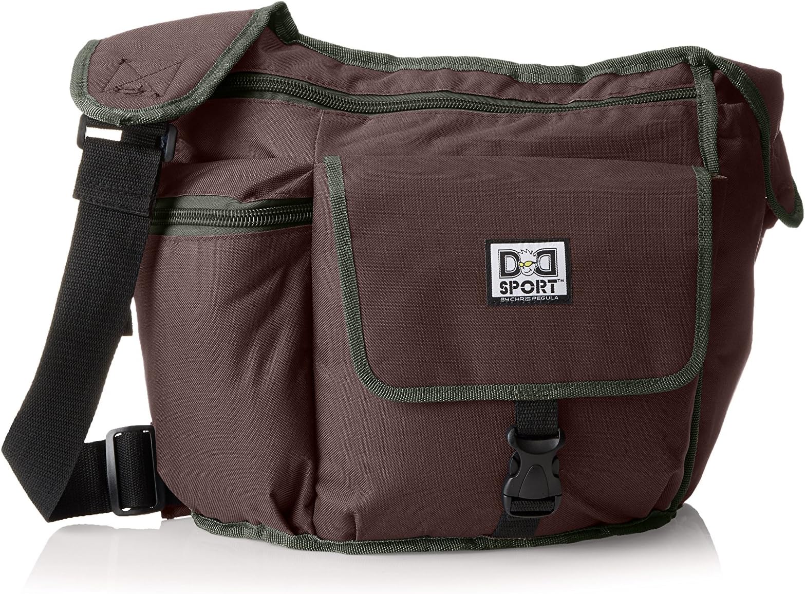 Diaper Dude Sport Bag by Chris Pegula - Brown Sling Messenger Diaper Bag