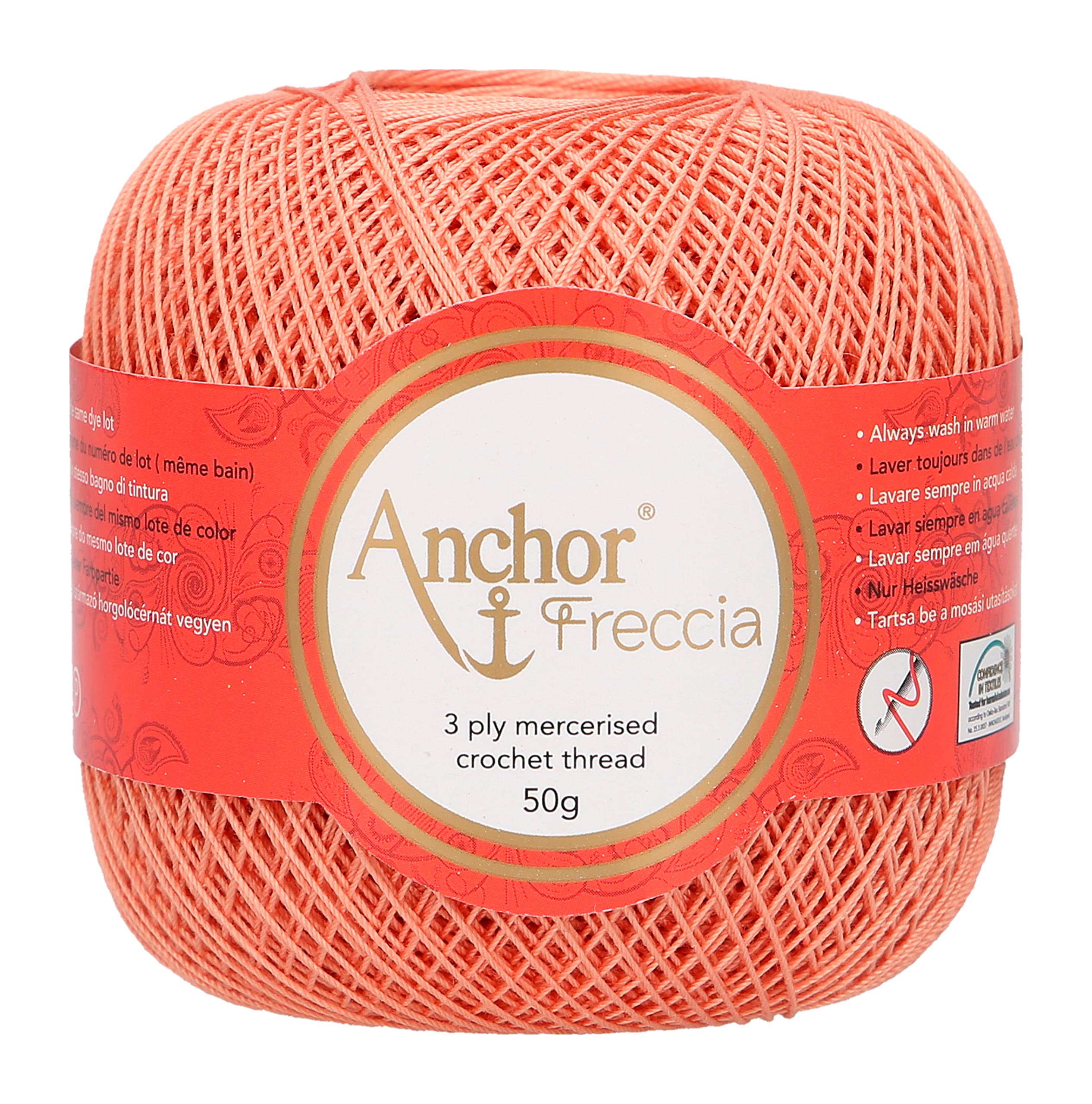 ANCHOR Freccia, Thickness: 16, Packaging: 50G, Running Length: 385M 9575 Crochet Threads