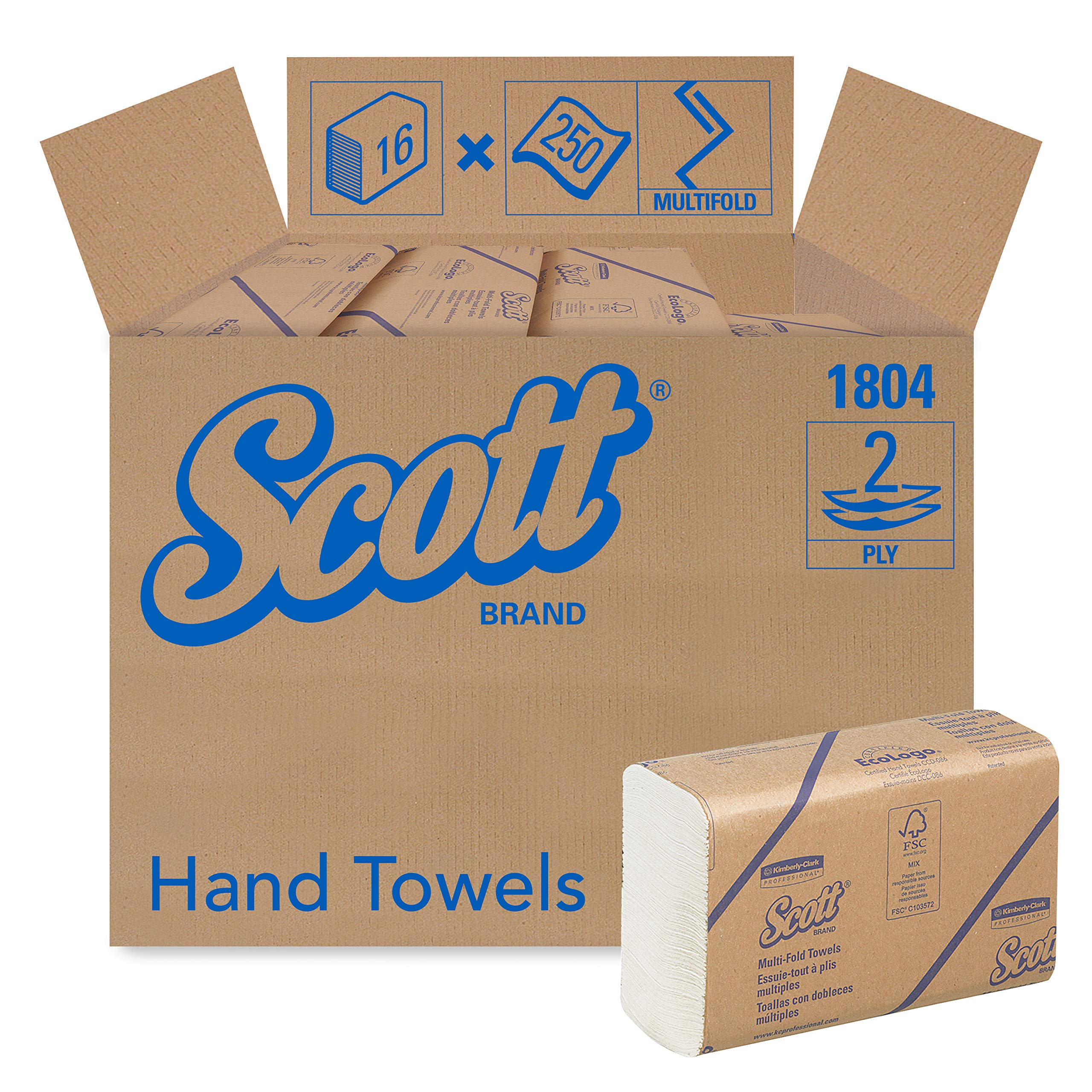 Scott Essential Multifold Paper Towels (01804) with FastDrying