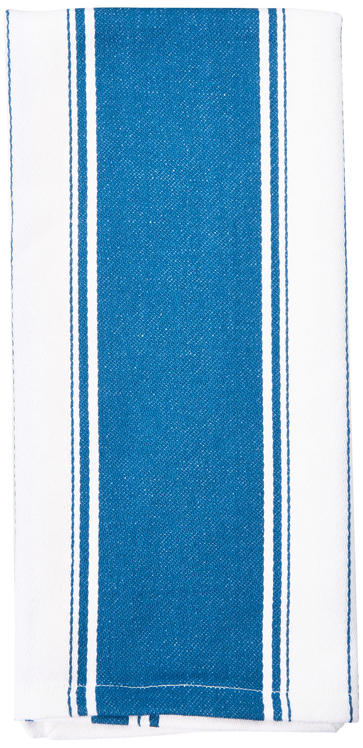 Dexam Love Colour Striped Tea Towel - Moroccan Blue
