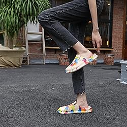 Meetinspace Women EVA Colorful Clogs Dupes Wide