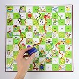 DIVCHI Snakes & Ladders Game for 2-6 Players Ages 3+ with Foldable Board view 4