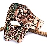 SARA NAUTICAL Steampunk Metal Cyborg Venetian Mask, Masquerade Mask For Halloween Costume Party/Phantom Of The Opera/Mardi Gras Ball, Halloween Accessories Cosplay Roman Gladiator Helmet Face Mask