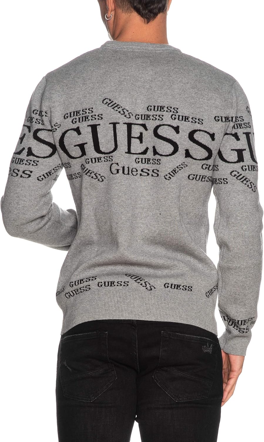 guess logo jumper
