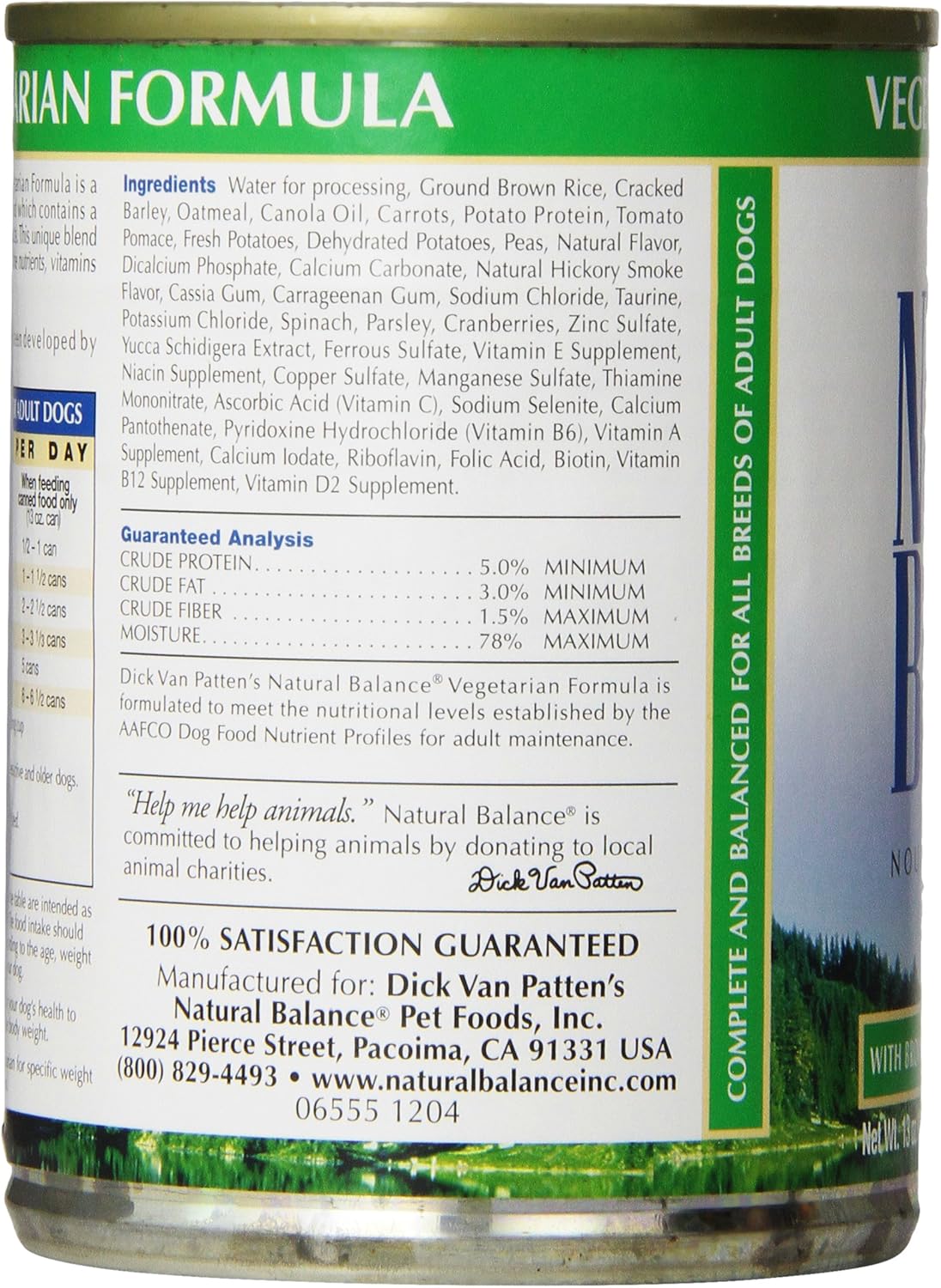 natural balance vegan formula