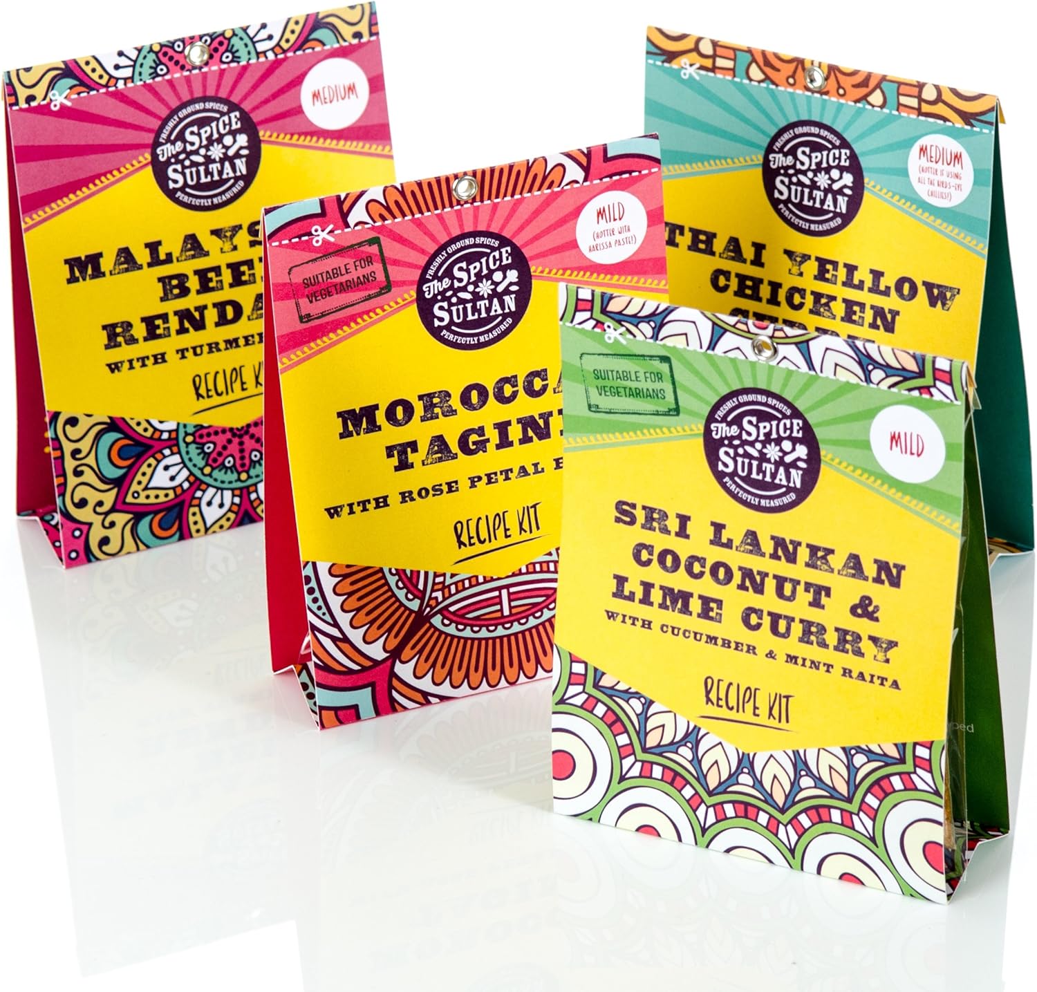 Spice Kits Gift Set Selection of 4 World Recipe Kits Amazon.co.uk