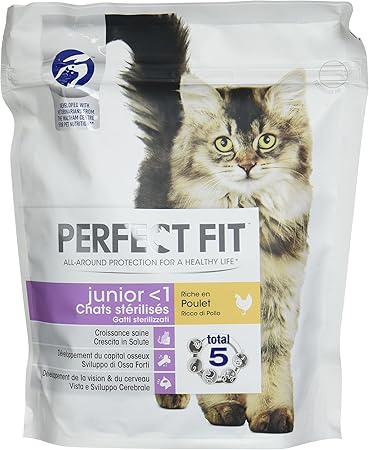 Perfect Fit Junior Crocchette Per Gattini E Gatti Sterilizzati Giovani Ricchi Di Pollo 6 Sacchetti Da 400 G Amazon It Prodotti Per Animali Domestici