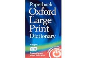 Paperback Oxford Large Print Dictionary