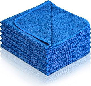 OTBBA Microfasertücher Auto, 380GSM Fusselfrei Poliertücher Auto Zur Professionellen Autopflege, 40x40cm, 6 Stück