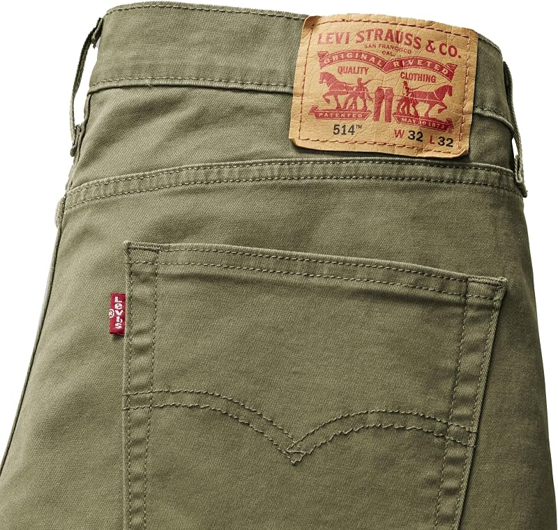 Herren 514 Straight Hose, Olive Night, 36W / 34L